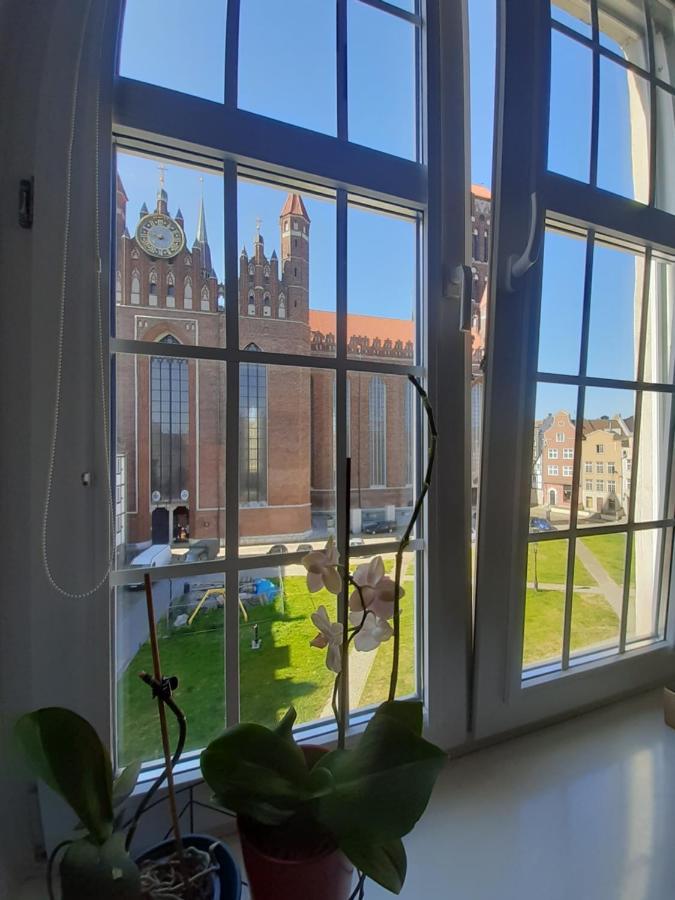 Apartment In Old Town - View Of Mariacki Church Gdańsk Exteriör bild